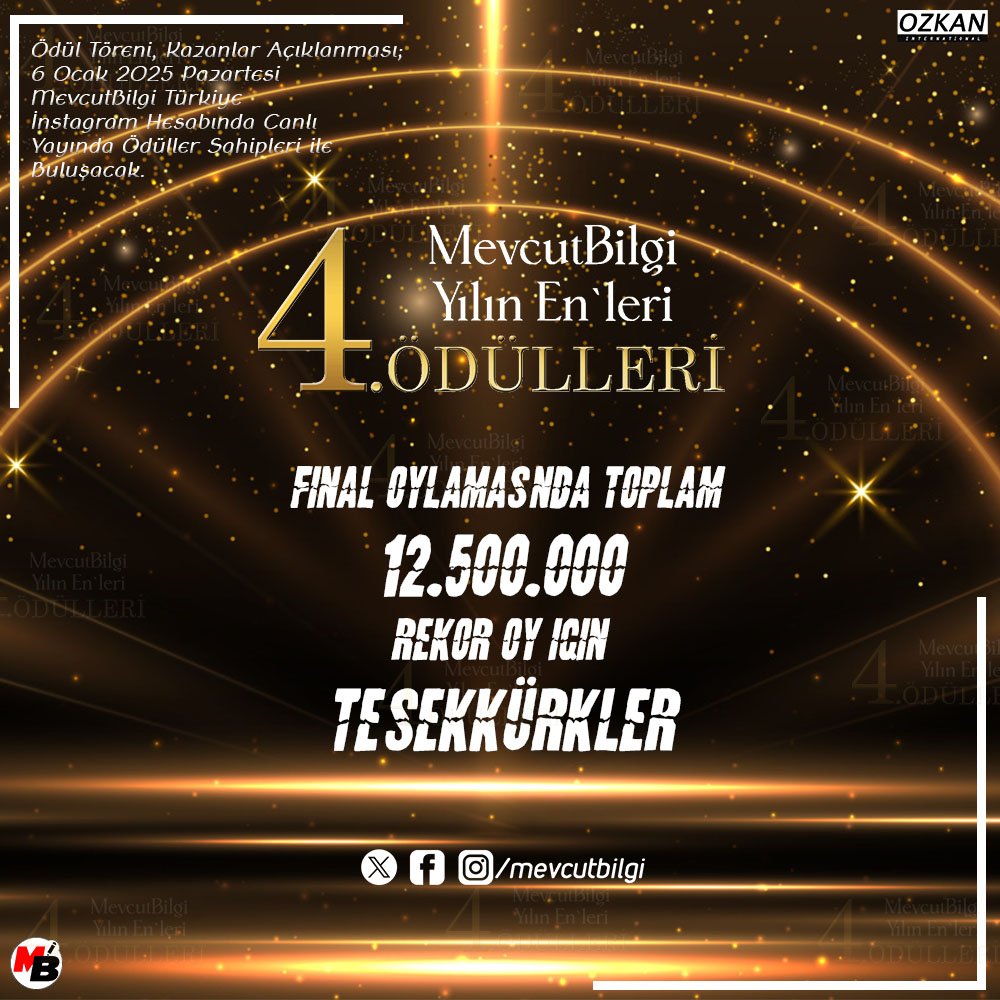MevcutBilgi Yılın Enleri